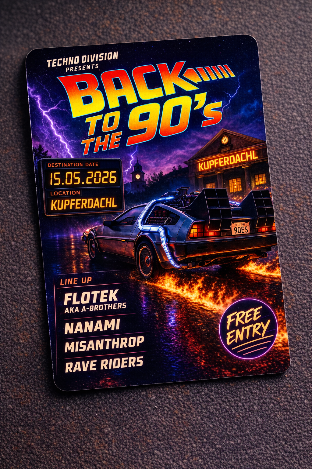 Back to the 90's am 15. May 2026 @ Kupferdachl.