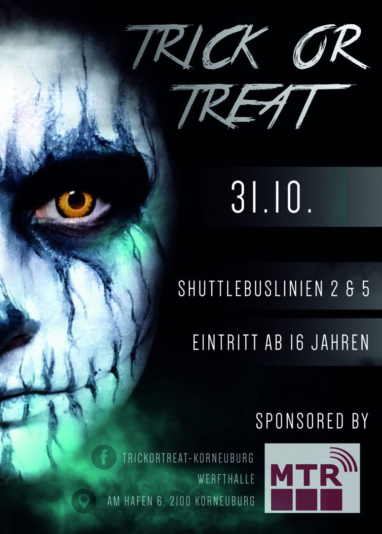 Trick or Treat 2018 am 31. October 2018 @ Werft Korneuburg.