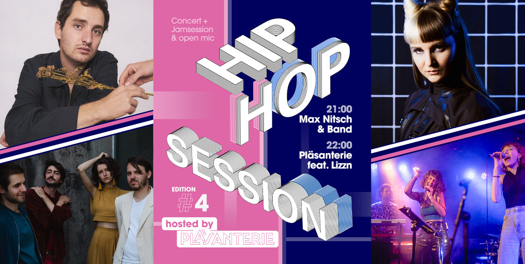 Hip Hop Session hosted by Pläsanterie feat. Lizzn (D) + Max Nitsch & Band am 3. June 2023 @ 1019 Jazzclub.