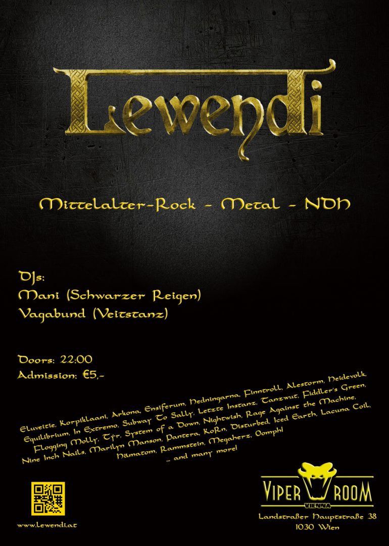 Lewendi am 15. March 2019 @ Viper Room. Lewendi am 15. March 2019 @ Viper Room.