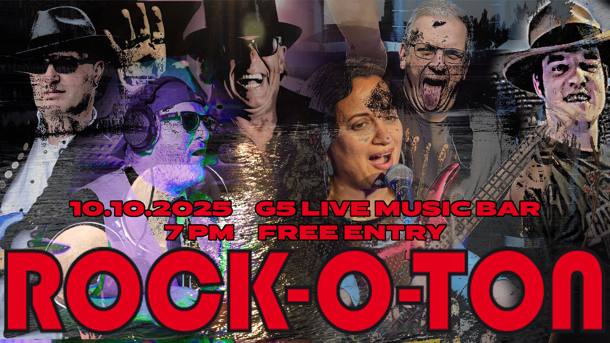Rock Cover Night am 10. October 2025 @ G5 Live-Music-Bar.