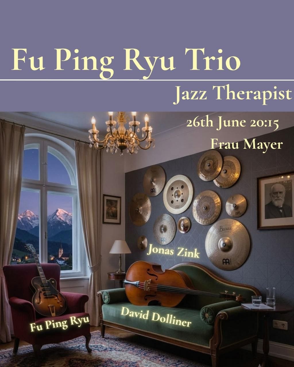 Fu Ping Ryu Trio am 26. June 2026 @ Frau Mayer.
