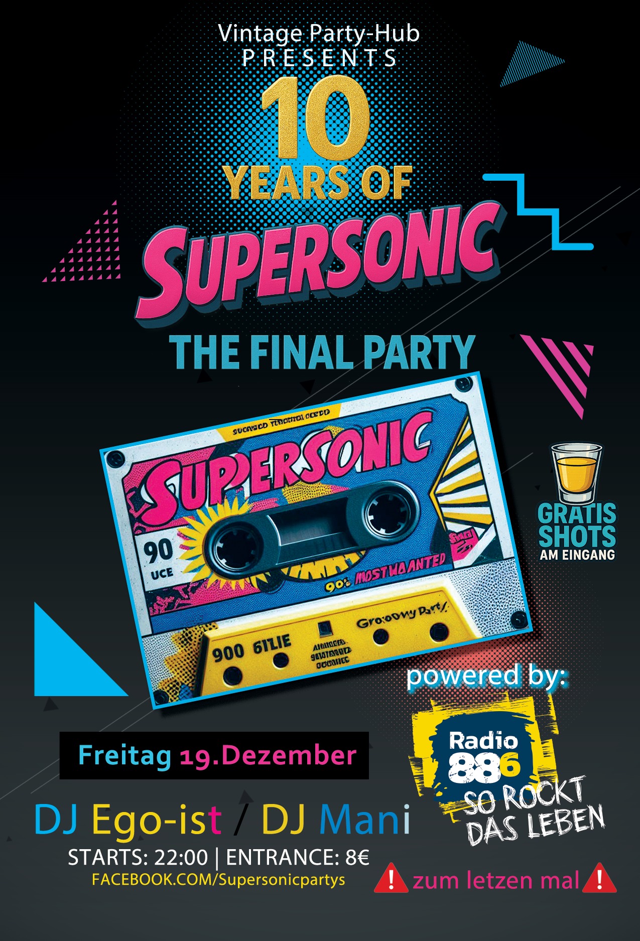 Supersonic - The Final Party am 19. December 2025 @ Viper Room.