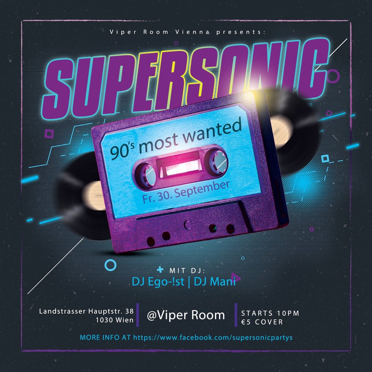 Supersonic - 90's MOST Wanted am 30. September 2022 @ Viper Room.