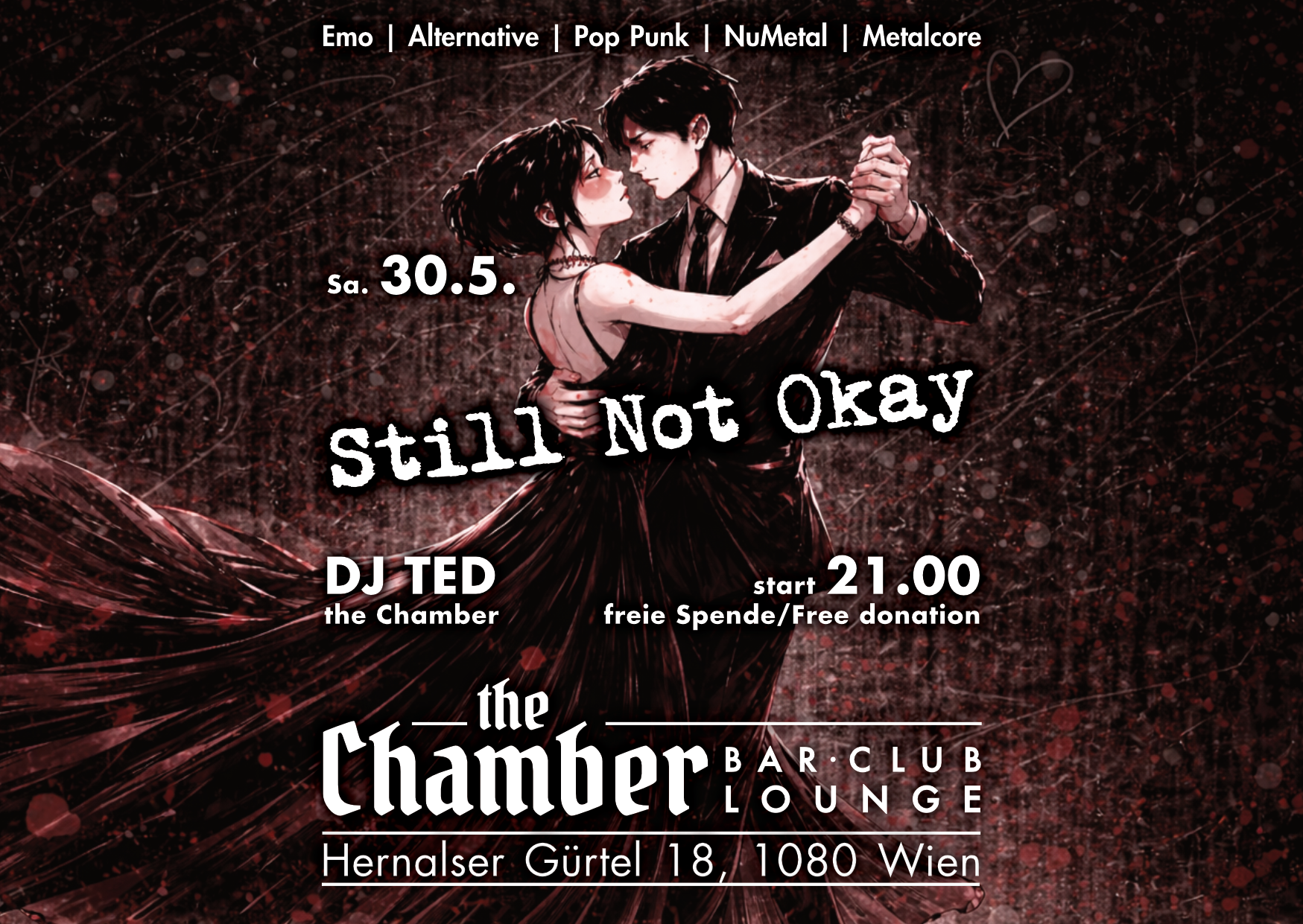 Still Not OK am 30. May 2026 @ the Chamber – Bar | Club | Lounge.