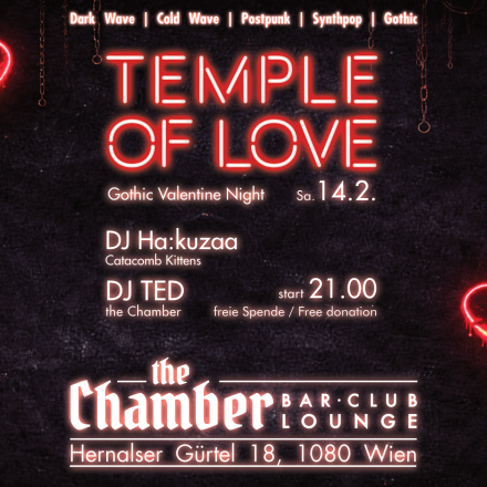 TEMPLE OF LOVE - Gothic Valentine Night