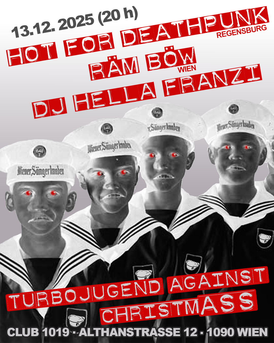 Turbojugend Against ChristmASS am 13. December 2025 @ Club 1019.