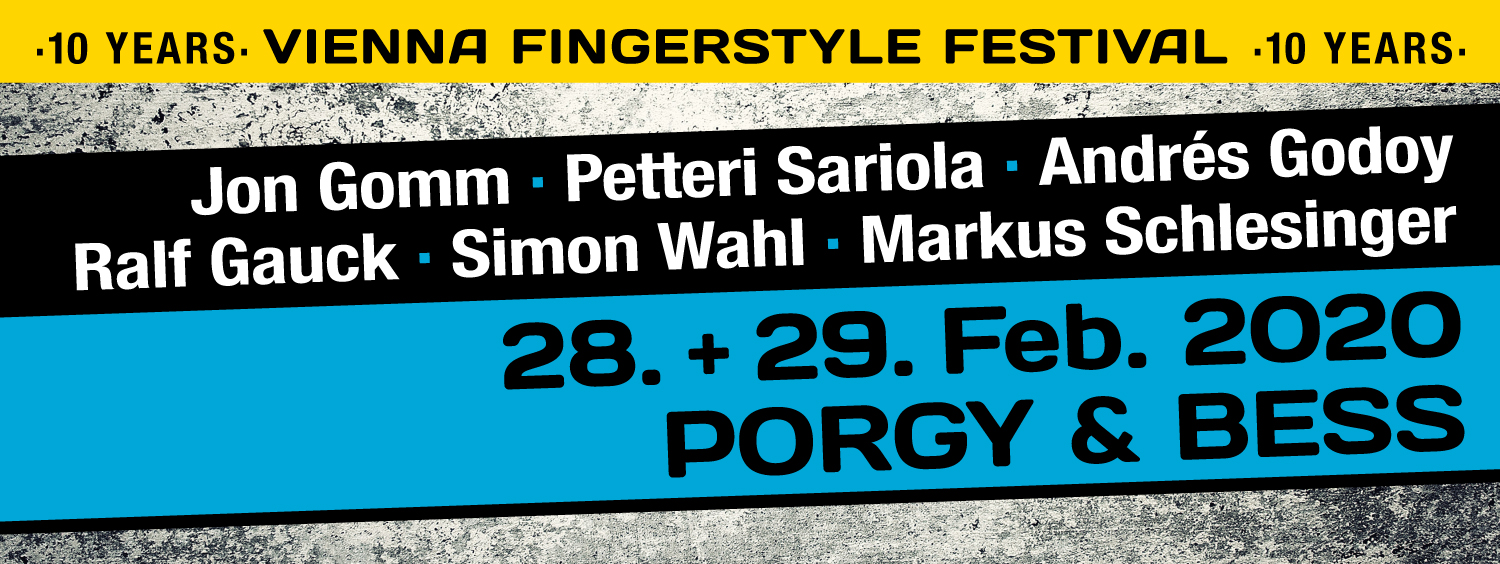 Vienna Fingerstyle Festival 2020 am 28. February 2020 @ Porgy & Bess.