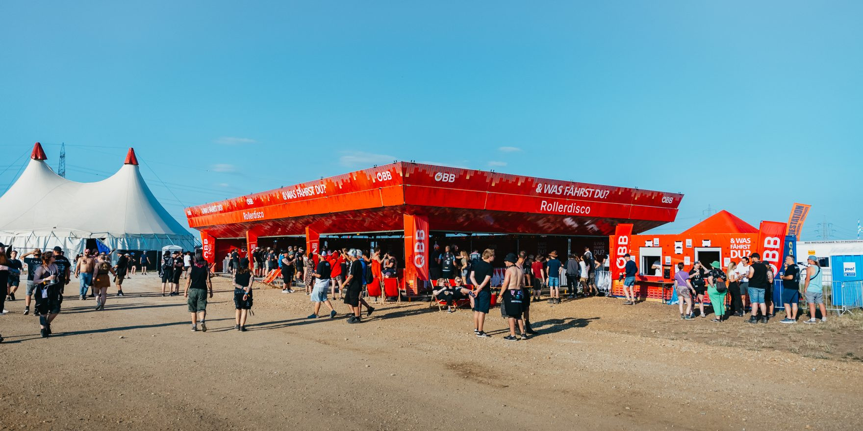 ÖBB Roller Disco am Nova Rock 2026