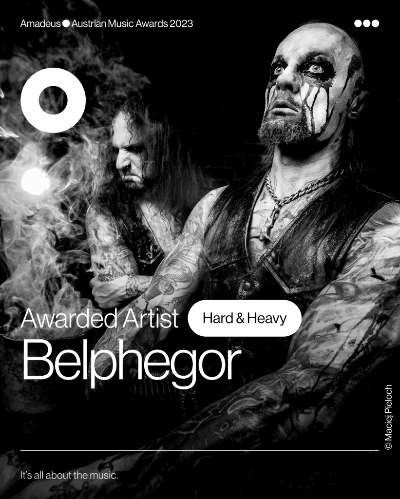 Die Gewinner der Kategorie Hard & Heavy sind Belphegor!