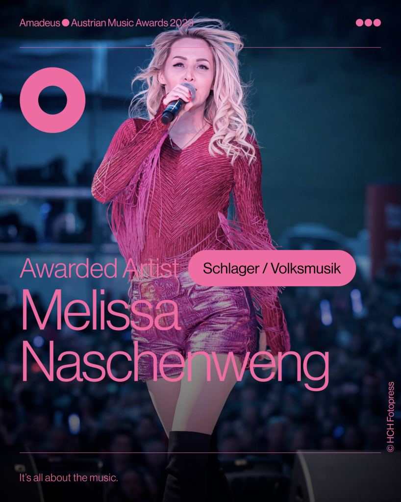 Gewinnerin der Kategorie Schlager/Volksmusik ist Melissa Naschenweng