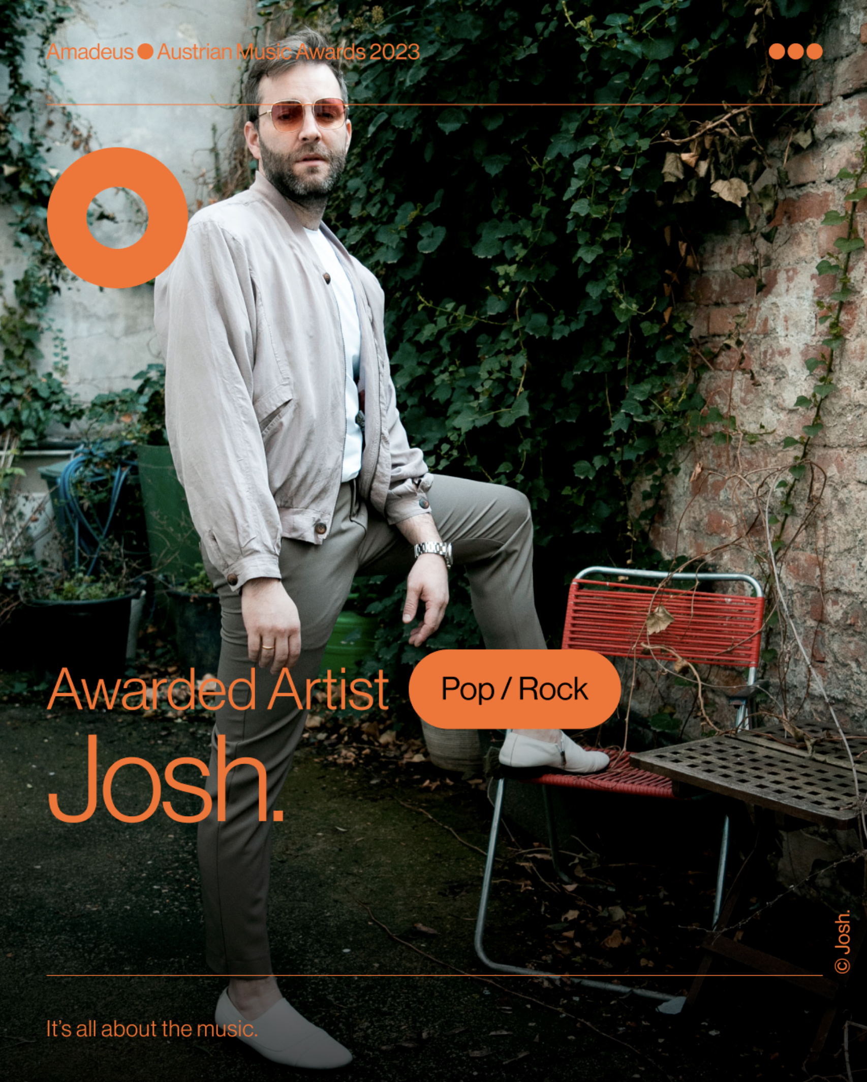 Josh. der Gewinner der Amadeus Awards 2023