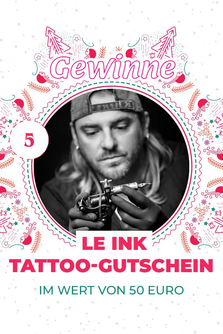50 Euro Le Ink Tattoo-Gutschein