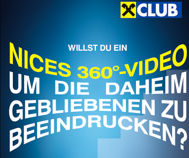 Raiffeisen Club 360°-Video-Rooftop-Stage