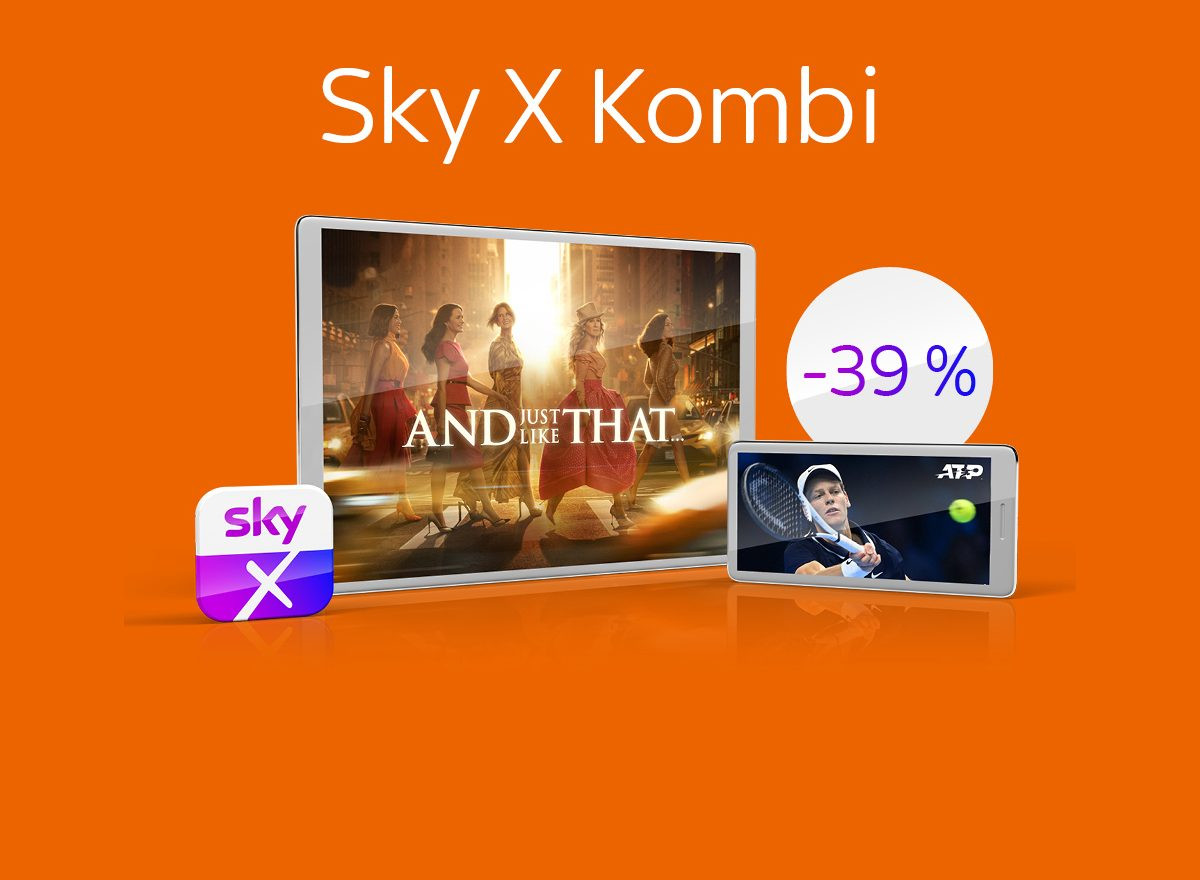 Stream dich glücklich – jetzt mit Sky X!