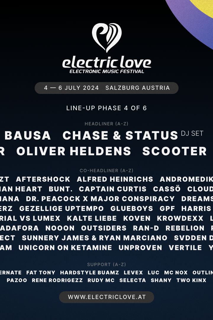 Electric Love - Line-Up Phase 4