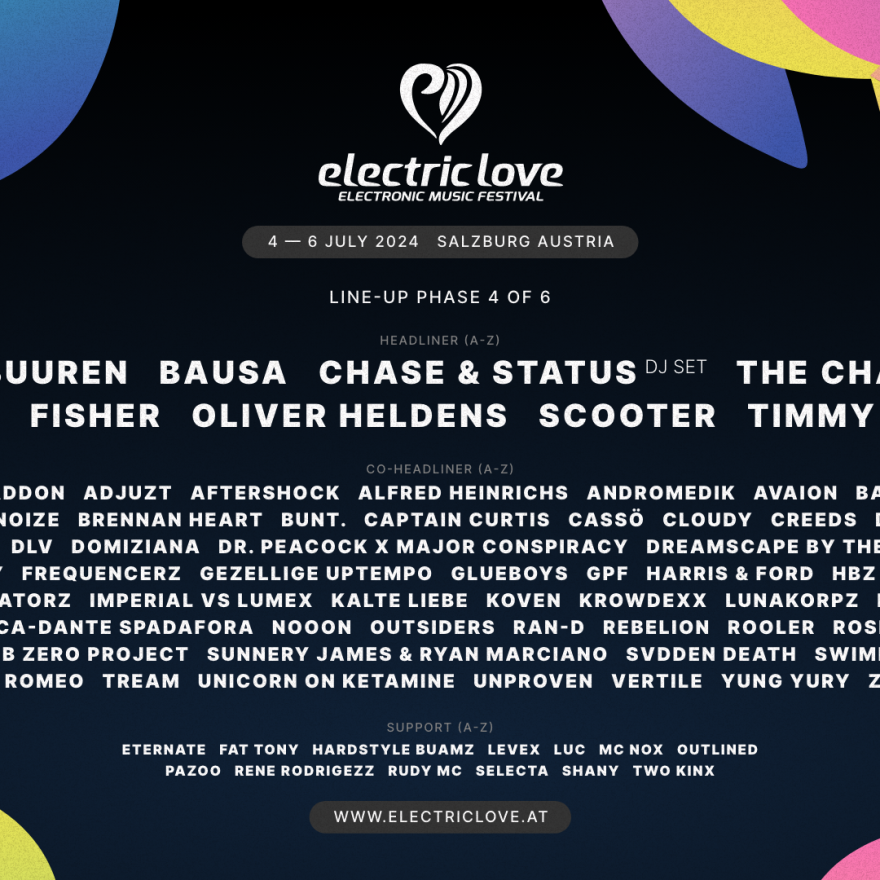 Electric Love - Line-Up Phase 4