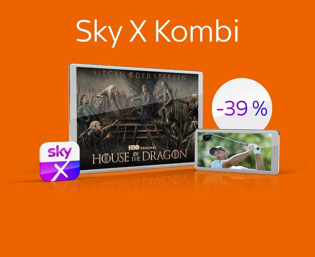 Dein Sky smart & flexibel via App - mit Sky X!