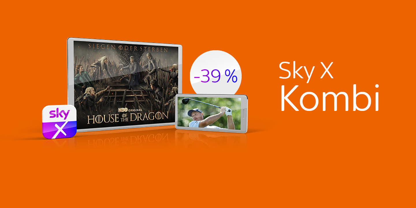 Dein Sky smart & flexibel via App - mit Sky X!