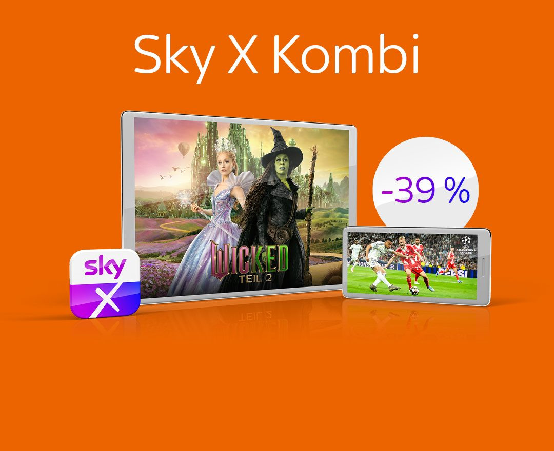 Dein Sky smart & flexibel via App – mit Sky X!