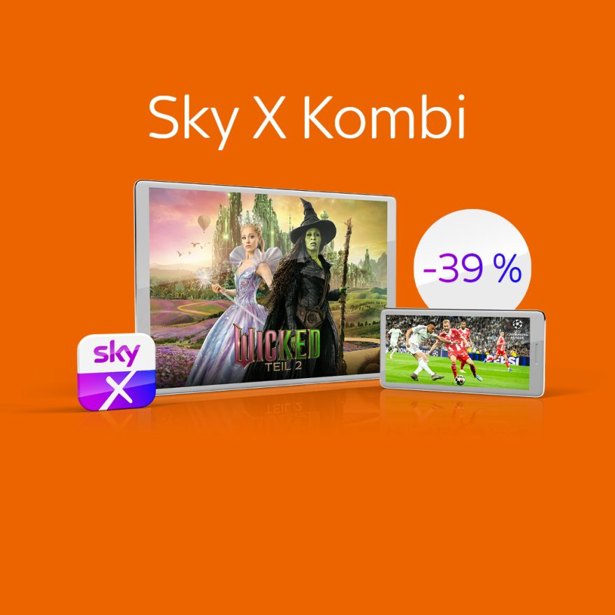 Dein Sky smart & flexibel via App – mit Sky X!