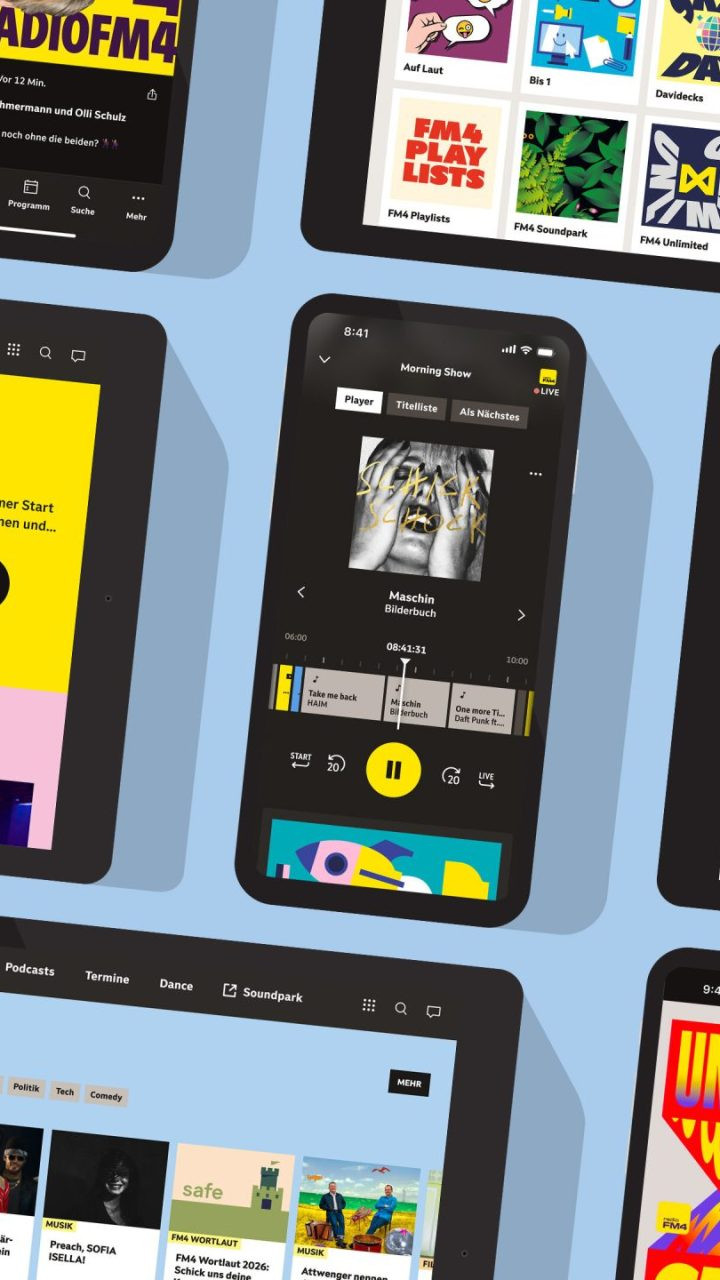 Umfassender Relaunch von fm4.ORF.at und der FM4-App