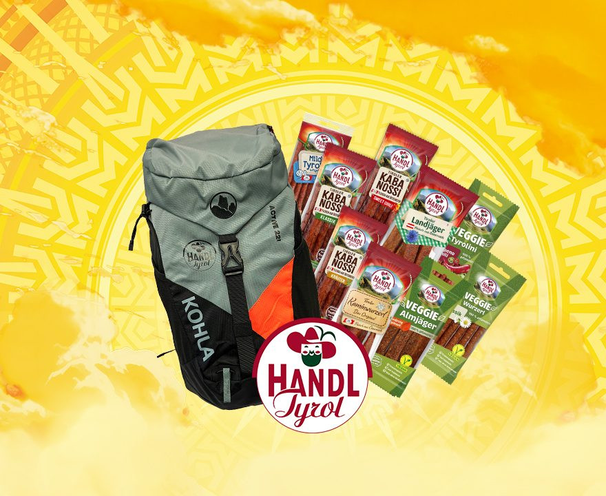 Gewinne 2 Snack’n’Roll Festivalpacks von Handl Tyrol