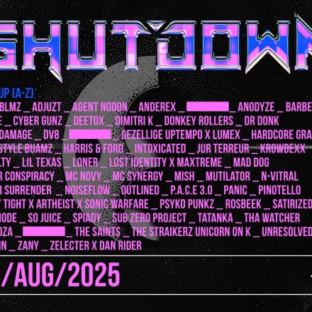 Shutdown Festival 2025 Line-Up Phase #4