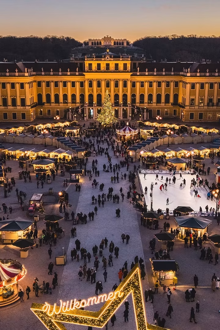 Weihnachtsmarkt Schloss Schönbrunn 2025