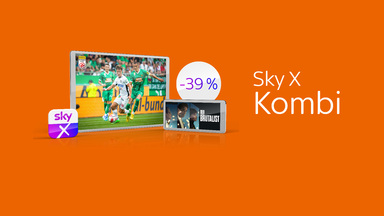 Jetzt bei Sky X mit edudeal bis zu -40 % sparen Jetzt bei Sky X mit edudeal bis zu -40 % sparen