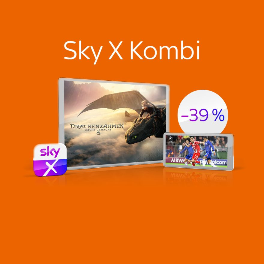 Dein Sky smart & flexibel via App - mit Sky X!