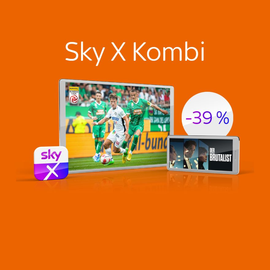 Jetzt bei Sky X mit edudeal bis zu -40 % sparen