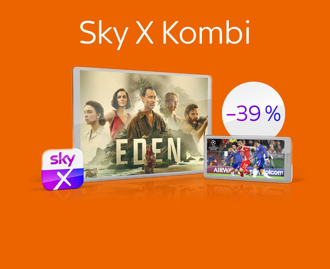 Dein Sky smart & flexibel via App – mit Sky X!