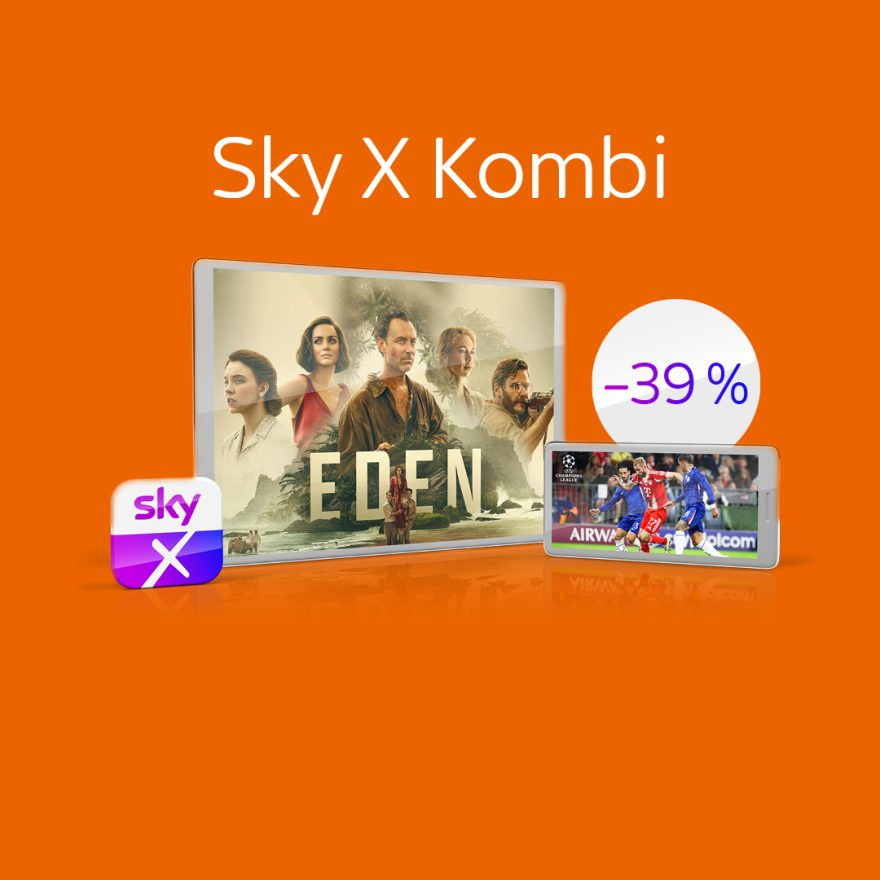 Dein Sky smart & flexibel via App – mit Sky X!