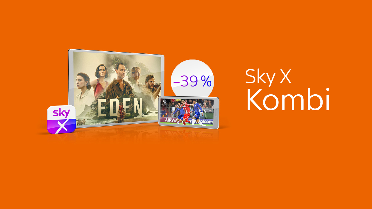 Dein Sky smart & flexibel via App – mit Sky X!
