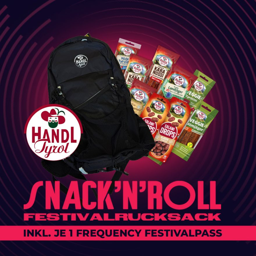 Gewinne 2 Snack’n’Roll Festivalpacks von Handl Tyrol