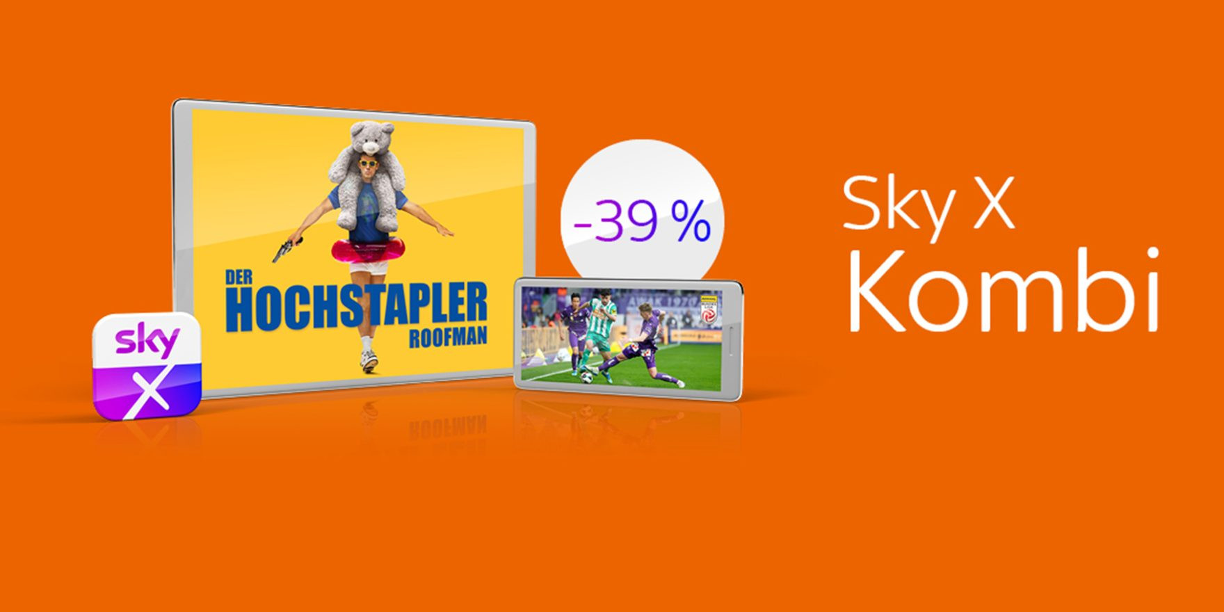Dein Sky Smart & flexibel via App – mit Sky X!