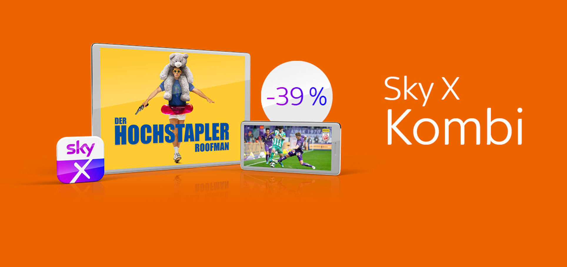 Dein Sky Smart & flexibel via App – mit Sky X!