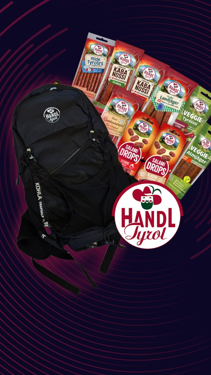 Gewinne 2 Snack’n’Roll Festivalpacks von Handl Tyrol
