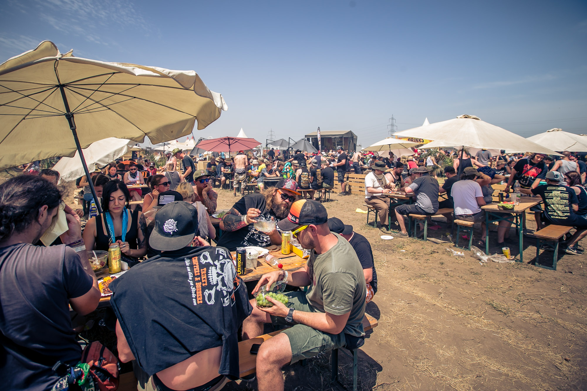 Brettspielstimmung auf Festivals