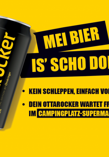 Mei Bier is‘ schon dort