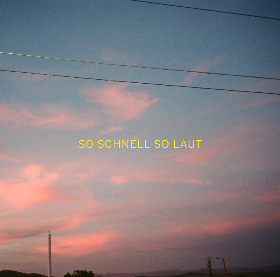 So schnell so laut (Single)